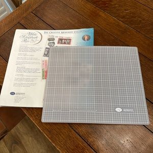 New Creative Memories 15 Sheets/30 12x12 White Scrapbook Pages/ Cutting Board